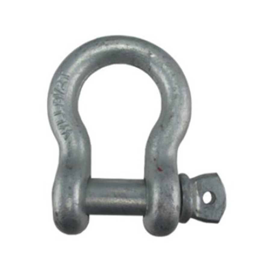 7/8" Hot Dipped Galvanized Forged Shackle (6-1/2 Ton Capacity)