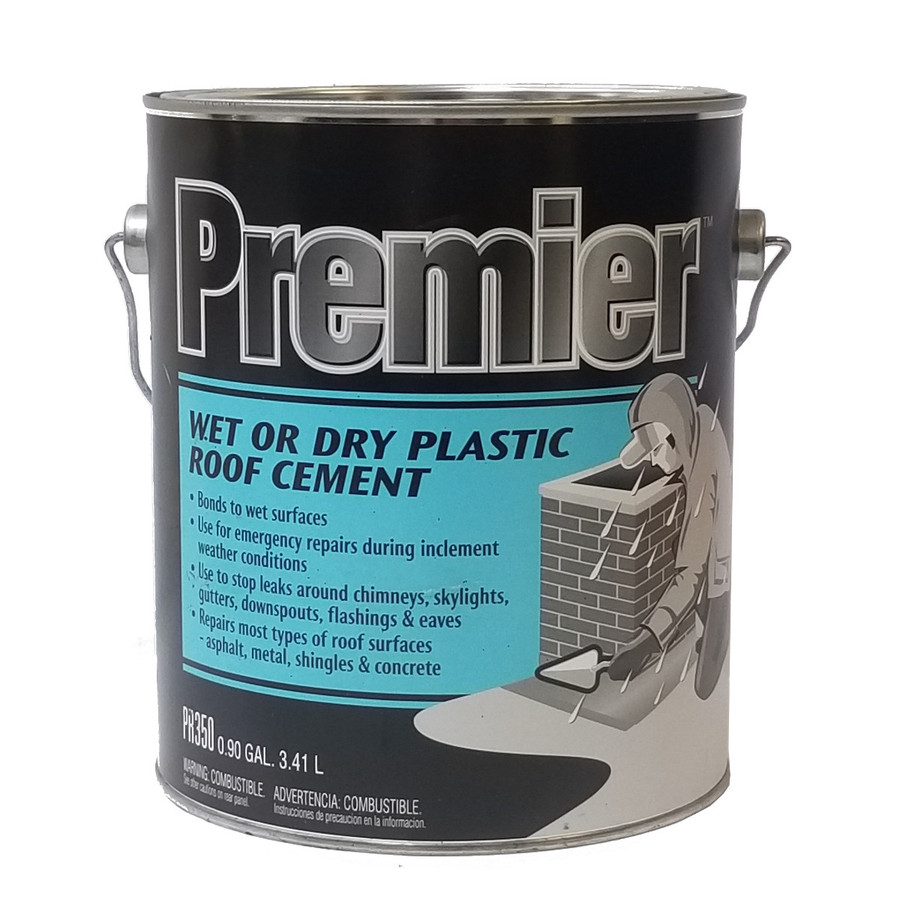 .9 Gallon Wet or Dry Plastic Roof Cement