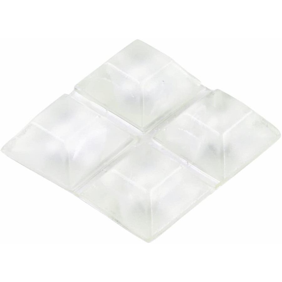 3/4" Clear Vinylv Bumpers (Pack of 12)