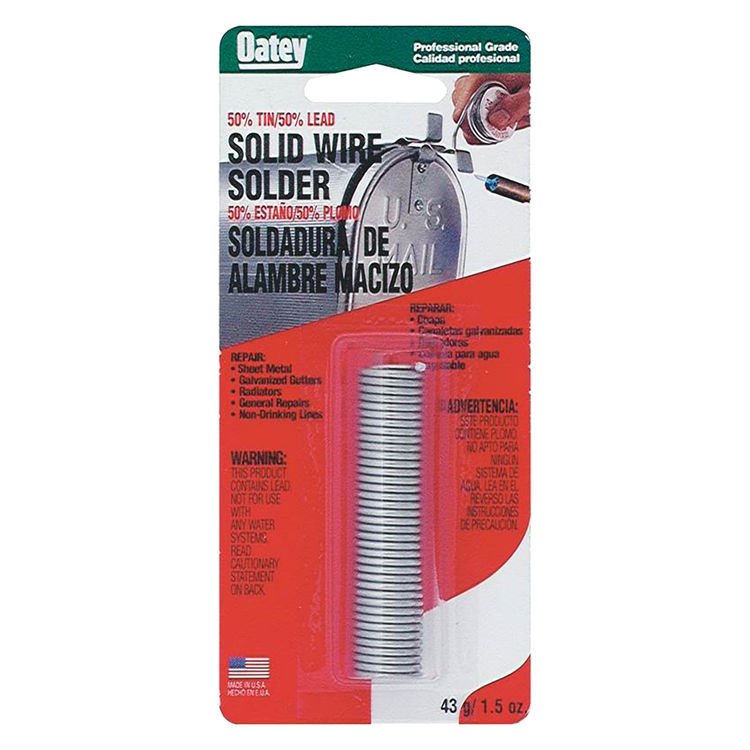 1.5 oz. 50/50 Solid Wire Solder