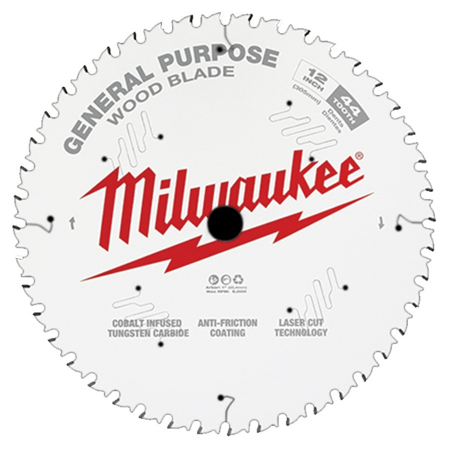 12" X 44 Tooth Milwaukee General Purpose Circular Saw Blade