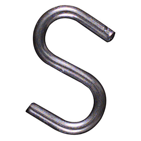 4" Zinc Plated Open "S" Hook