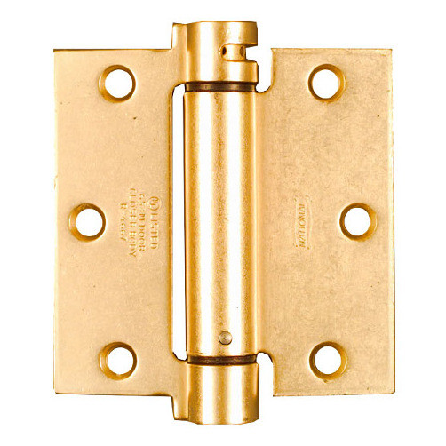 3-1/2" Brass Adjustable Spring Hinge (1 Piece)