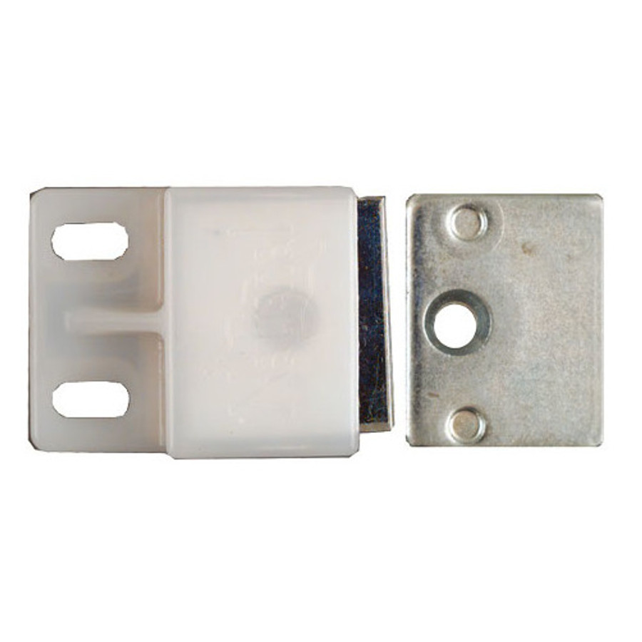 White Magnetic Cabinet Catch (# V712)