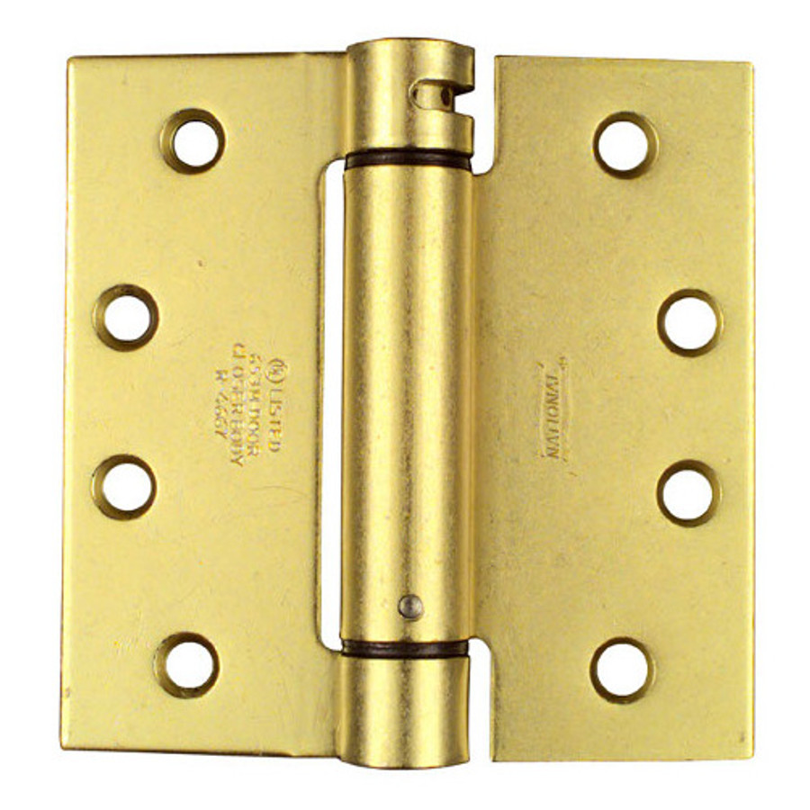 4" Brass Adjustable Spring Hinge (1 Piece)