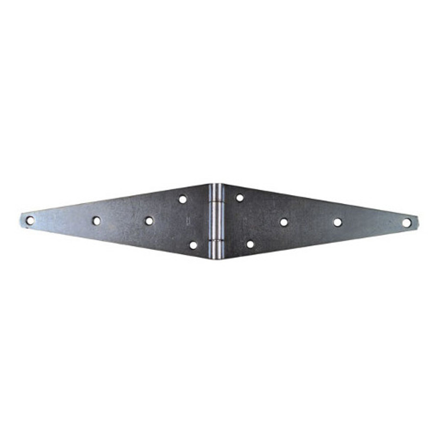 12" Zinc Plated Heavy Duty Strap Hinge