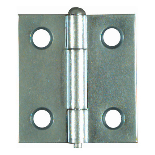 1-1/2" Zinc Plated Removable Pin Narrow Hinges (Pack of 2)