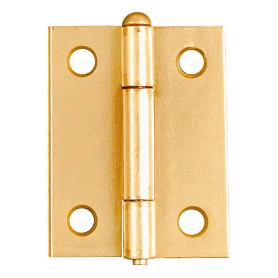 2" Brass Removable Pin Narrow Hinges (Pack of 2)