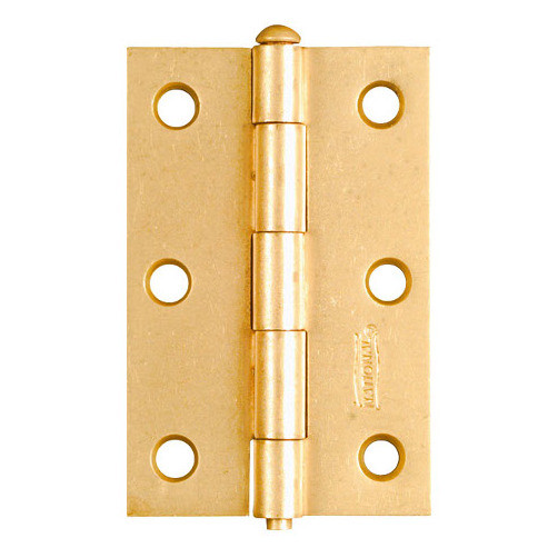 3" Brass Removable Pin Narrow Hinges (Pack of 2)