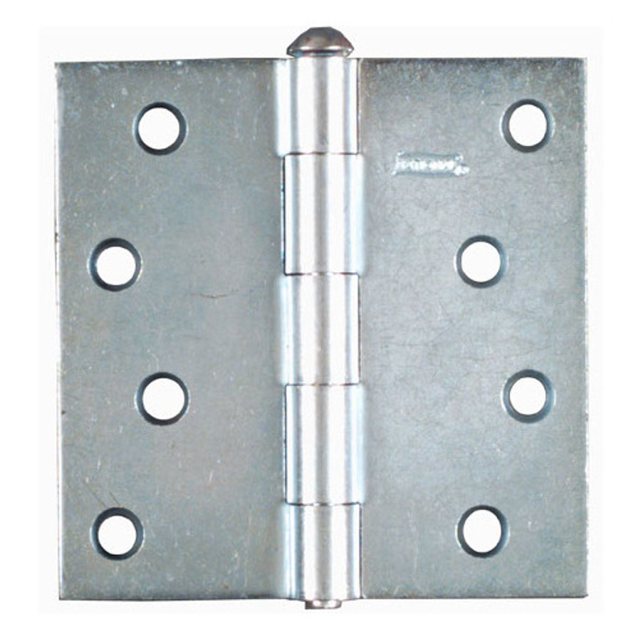 4" Zinc Plated Removable Pin Broad Hinge