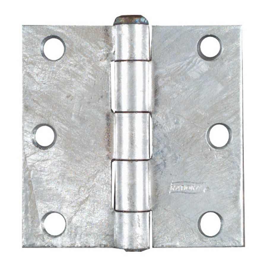 3" Galvanized Removable Pin Broad Hinges (Pack of 2)
