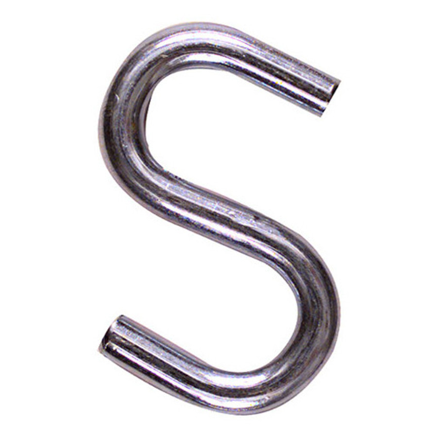1-1/2" Zinc Plated Heavy Duty Open "S" Hooks (Pack of 4)