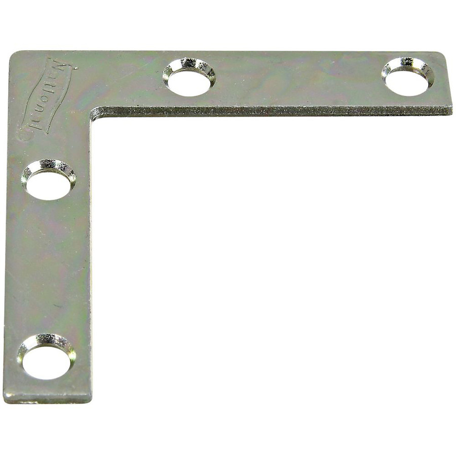 2" Zinc Plated Flat Corner Braces (Pack of 4)