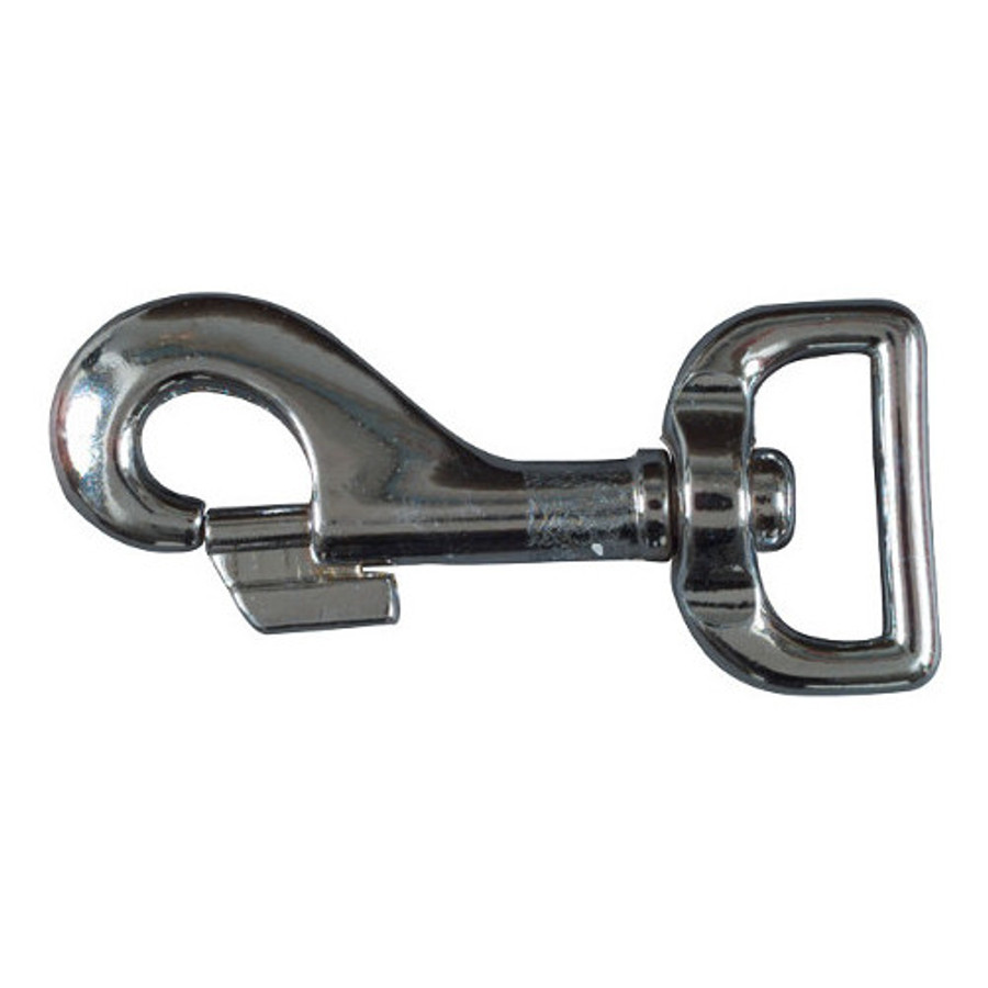 1" X 3-1/8" Nickel Plated Loop Swivel Eye Bolt Snap