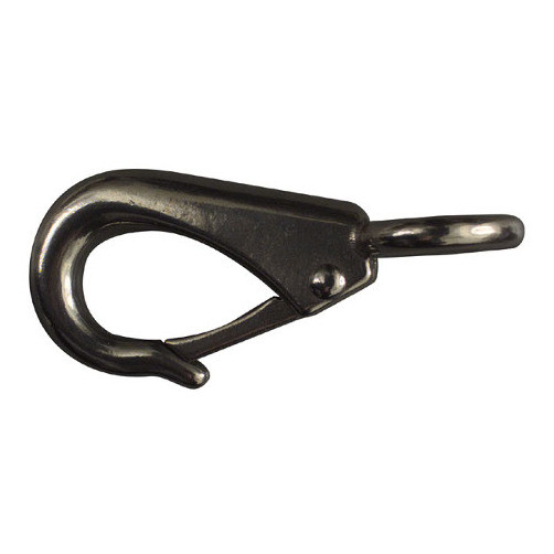 3/4" X 3-1/4" Stainless Steel Round Fixed Eye Boat Snap