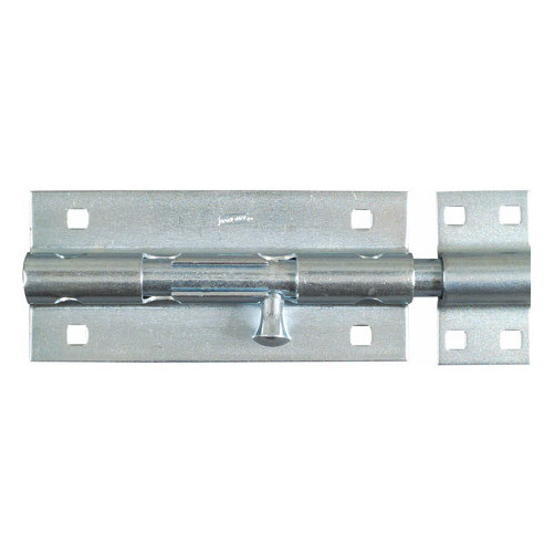 8" Zinc Plated Extra Heavy Duty Barrel Bolt