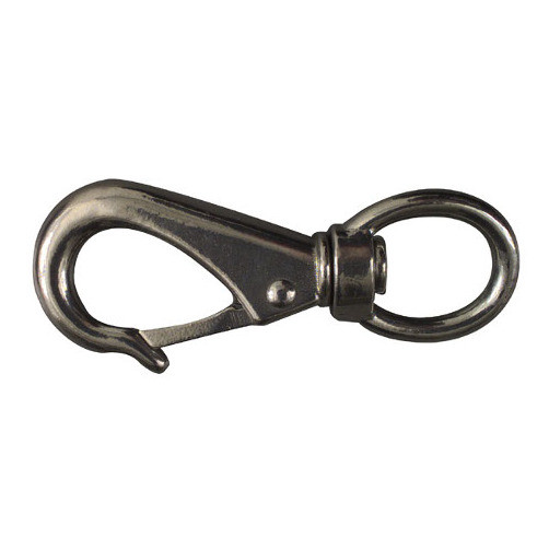 3/4" X 4-3/8" Stainless Steel Round Swivel Eye Boat Snap