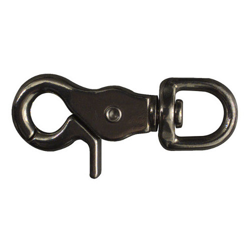 1/2" X 2-5/8" Stainless Steel Round Swivel Eye Trigger Snap