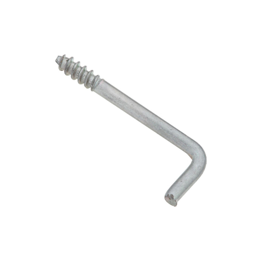 1" Square Bend Screw Hook (Pack of 12)