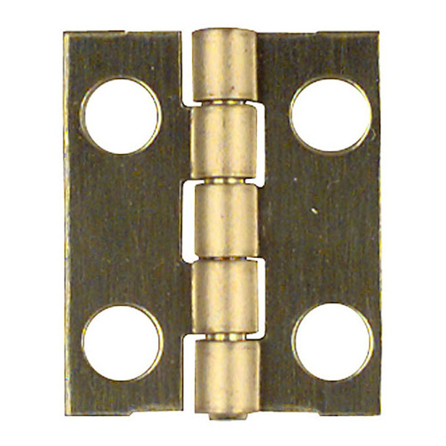 3/4" X 5/8" Solid Brass Narrow Hinges (Pack of 4)