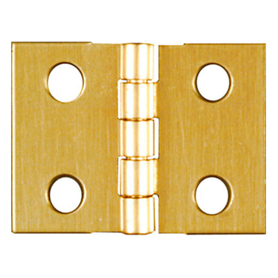 3/4" X 1" Solid Brass Broad Hinges (Pack of 4)