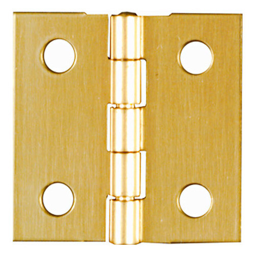 1" X 1" Solid Brass Broad Hinges (Pack of 4)