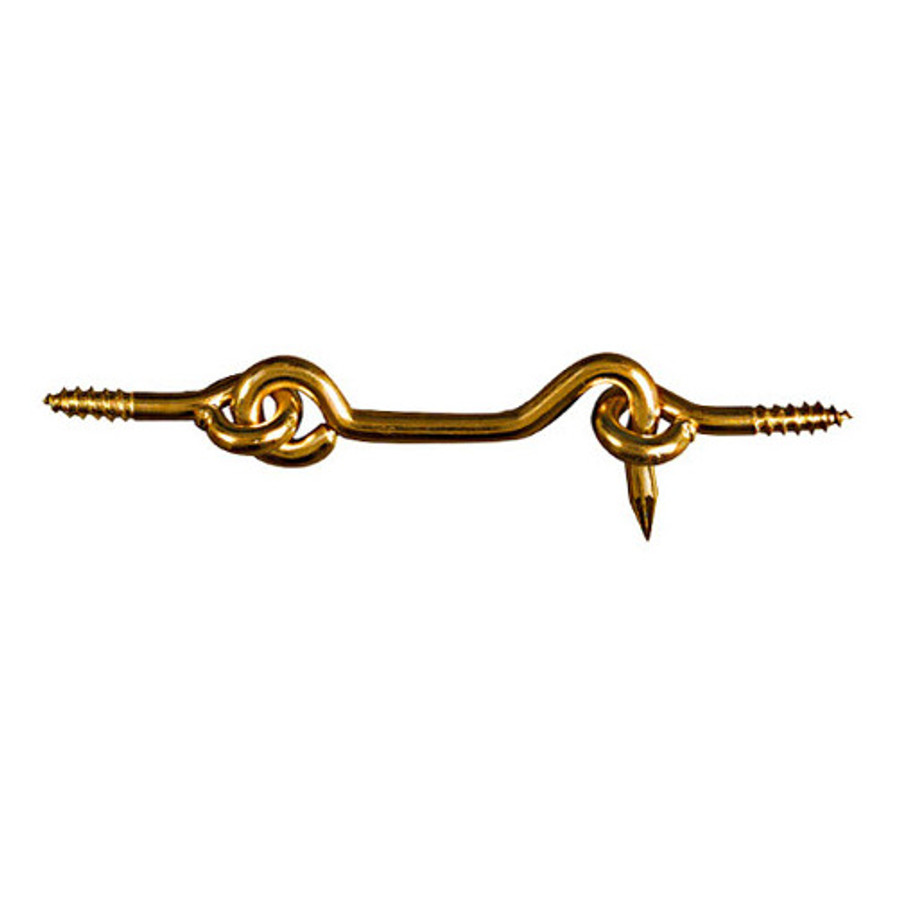 2" Solid Brass Hook & Eye