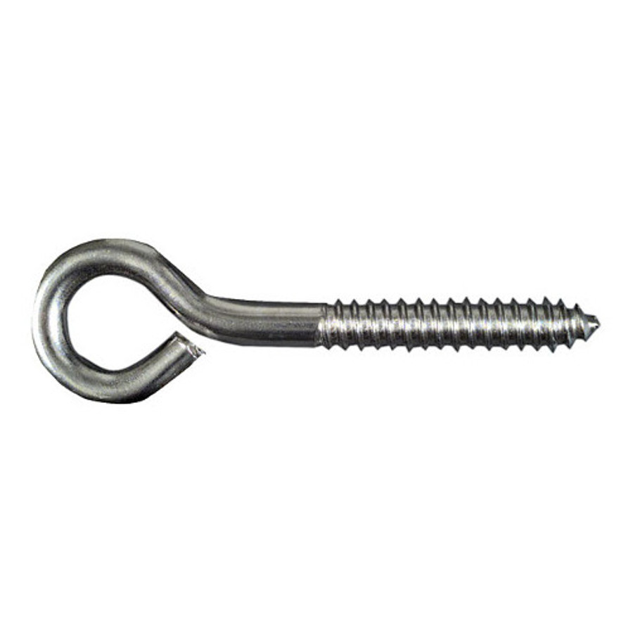 1/4" X 3-3/4" Zinc Plated Lag Screw Eye