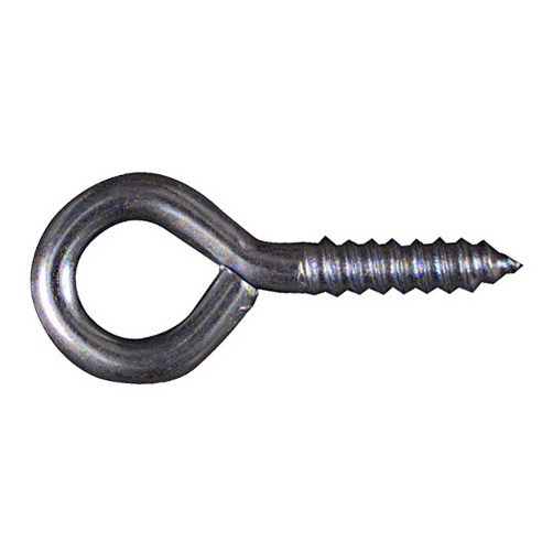 1-17/32" Zinc Plated Screw Eyes (Pack of 5)