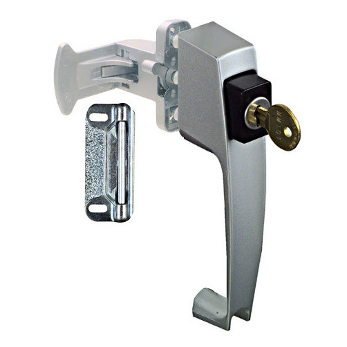 1-3/4" Aluminum Keyed Pushbutton Latch
