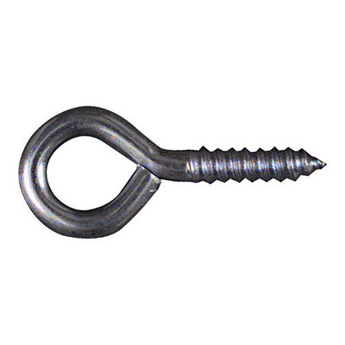 1-1/8" Zinc Plated Screw Eyes (Pack of 10)