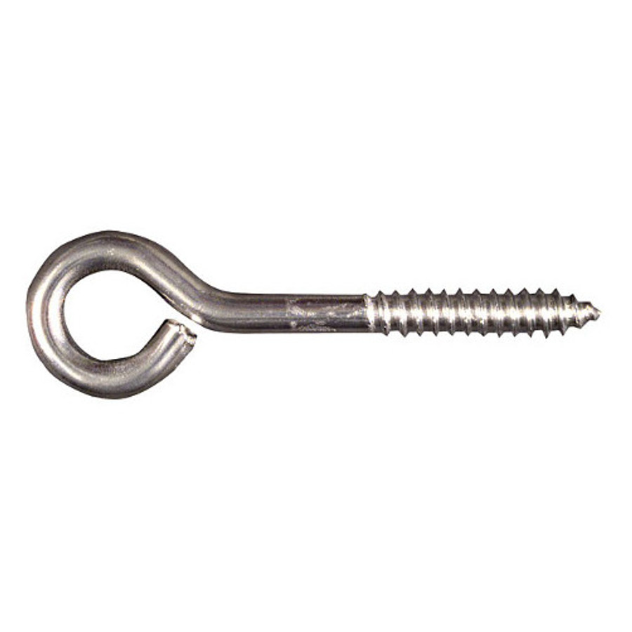 5/16" X 4" Stainless Steel Lag Screw Eye