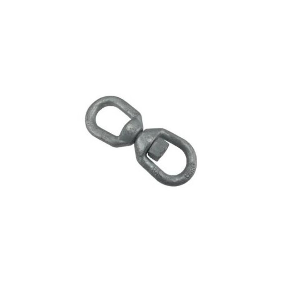 3/16" Hot Dipped Galvanized Forged Eye & Eye Swivel