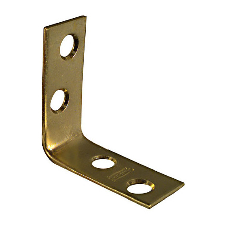 1-1/2" X 5/8" Solid Brass Corner Braces (Pack of 4)