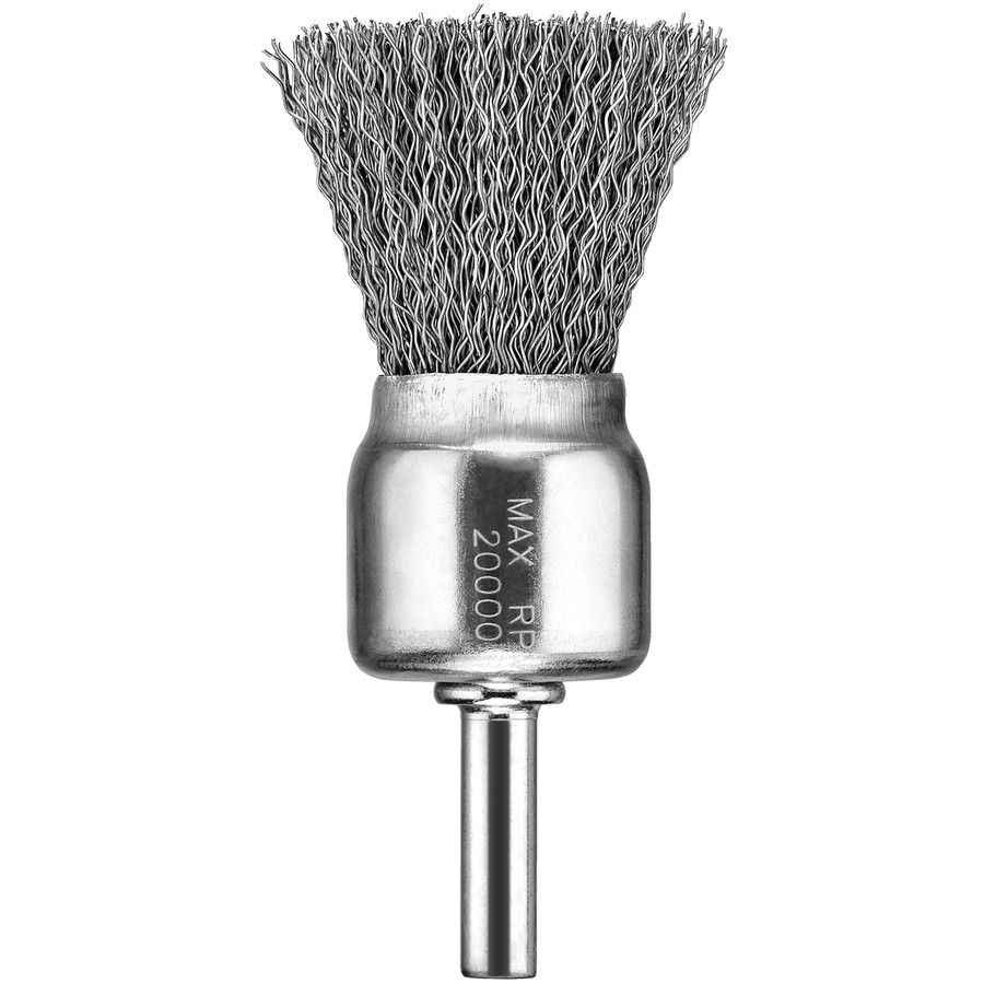 1" Carbon Crimped Wire End Brush