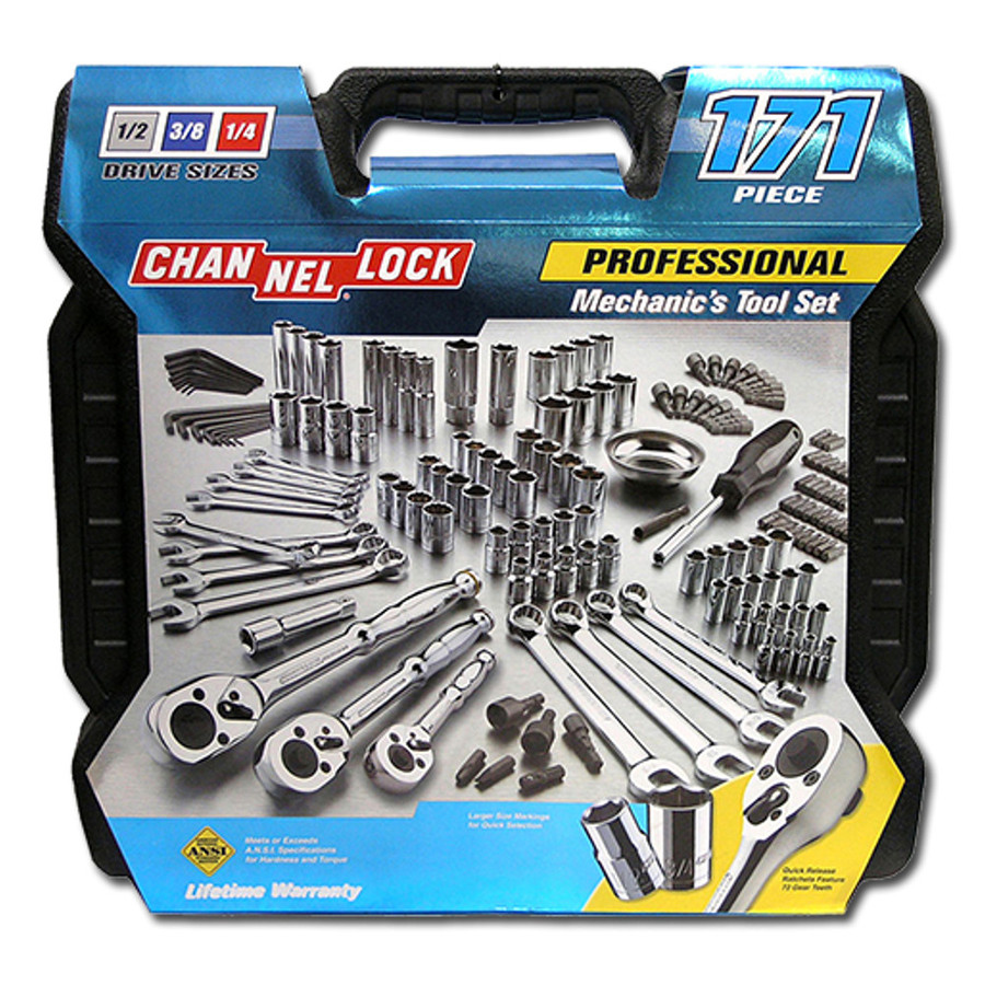 Channellock SAE / Metric Mechanics Tool Set (171 Pieces)