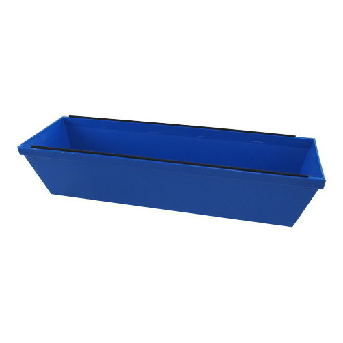 13" Blue Plastic Mud Pan (#814)