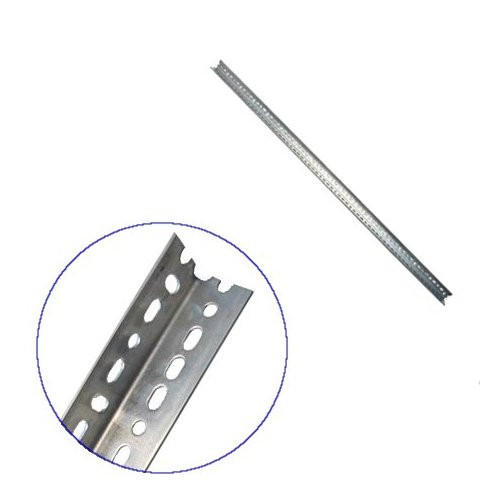 1-1/2" X 1/16" X 3' Galvanized Slotted Angle Iron