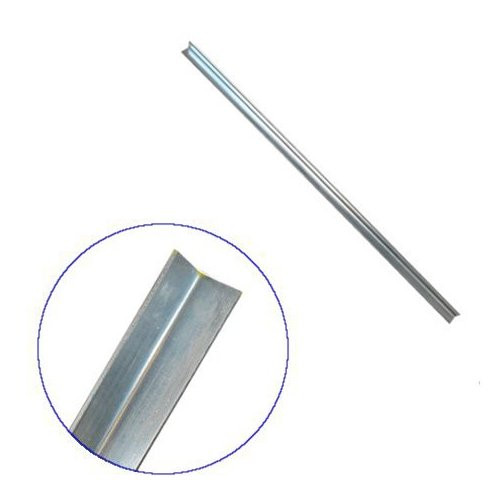 1-1/4" X 1/8" X 4' Galvanized Solid Angle Iron