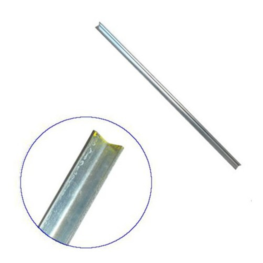 1" X 1/8" X 4' Galvanized Solid Angle Iron