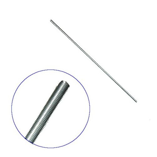 3/8"-24 X 3' S.A.E. Zinc Plated Threaded Rod
