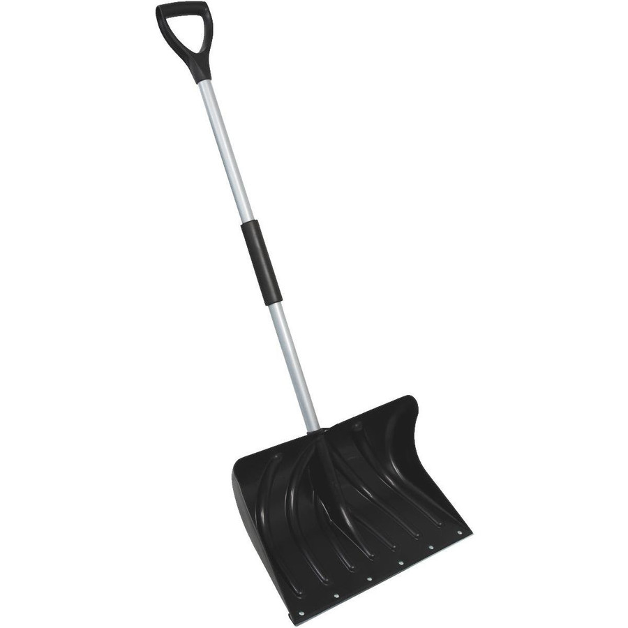 20" Poly Snow Shovel w/ Steel Wear Strip & 38" Steel Handle - (Available For Local Pick Up Only)