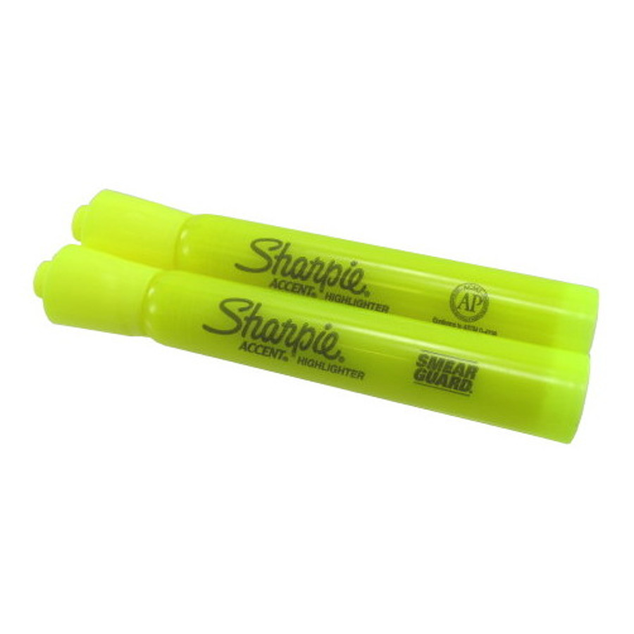 Yellow Highlighter Markers (Pack of 2)