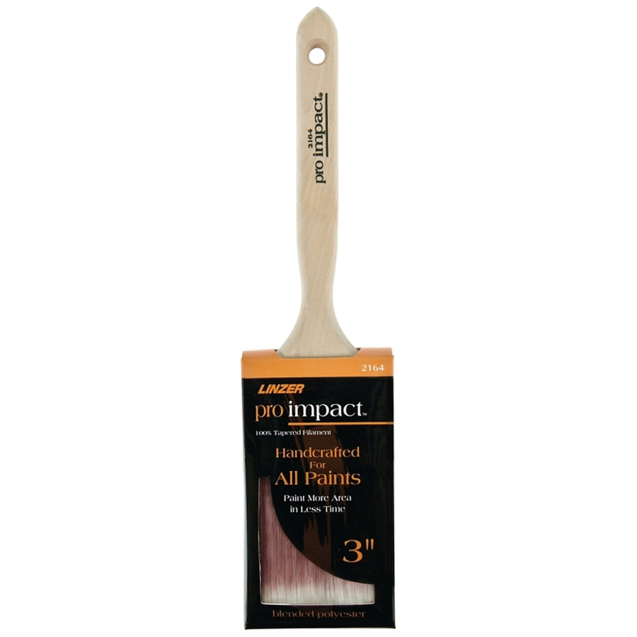 Linzer 3" Pro Impact Polyester Straight Paint Brush