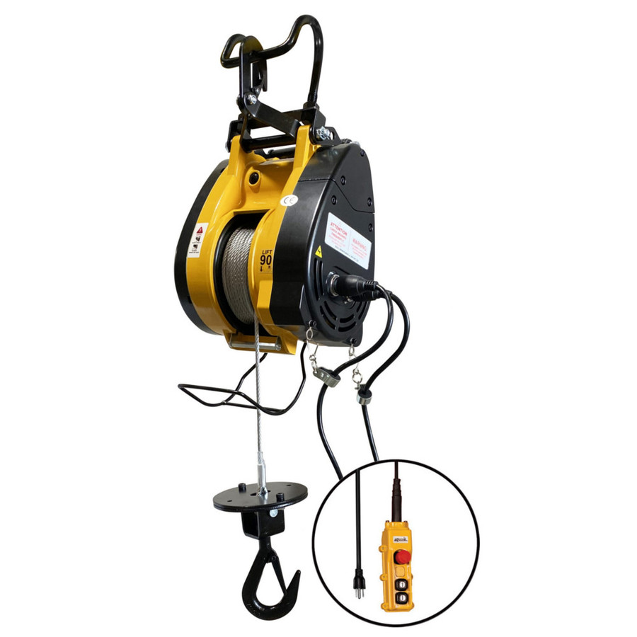 1,000 Electric Hoist w/ 90' Lift - (Available For Local Pick Up Only)
