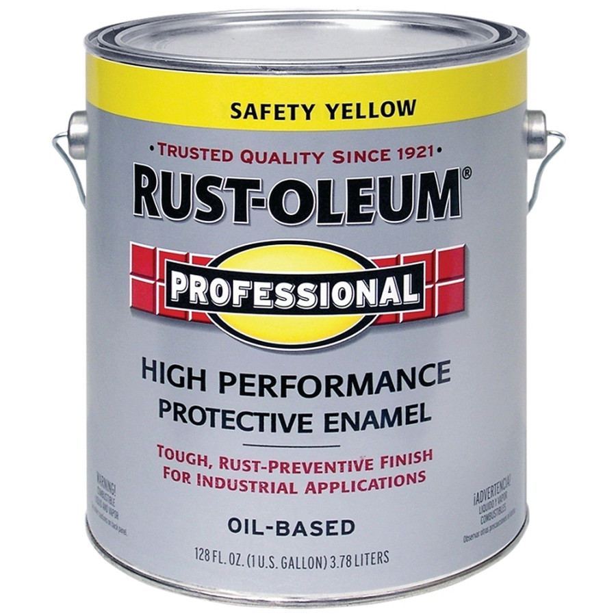 Gallon Rust-Oleum Gloss Safety Yellow High Performance Protective Enamel Paint - (Available For Local Pick Up Only)
