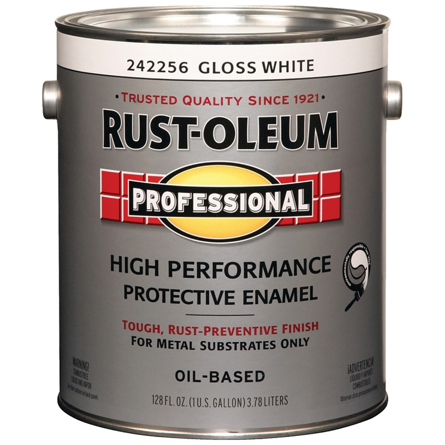 Gallon Rust-Oleum Gloss White High Performance Protective Enamel Paint - (Available For Local Pick Up Only)