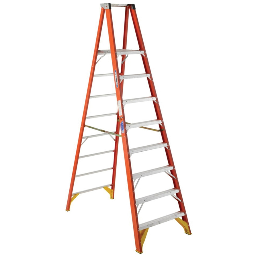 8' Fiberglass Platform Ladder (Type 1A - 300 lb. Test) - (Available For Local Pick Up Only)