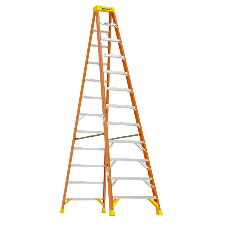 12' Fiberglass Step Ladder (Type 1A - 300 lb. Test)