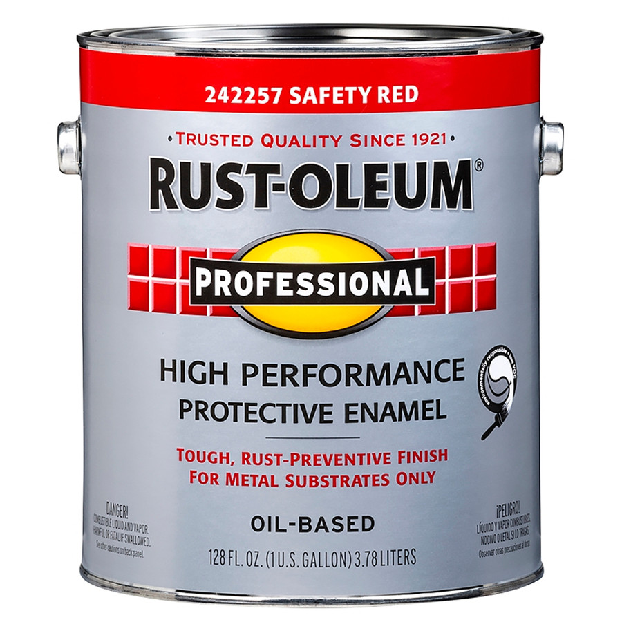 Gallon Rust-Oleum Gloss Safety Red High Performance Protective Enamel Paint